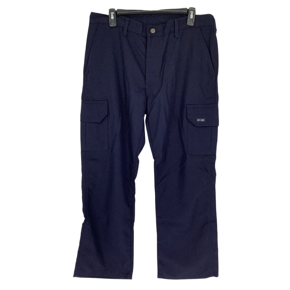 Tyndale Women's 12X28 Arc Rated Flame Resistant Workwear Navy Cargo Pants I26-1